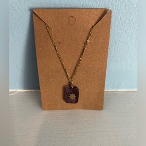 Sun Amethyst Necklace